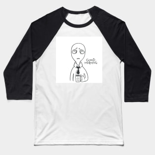 Good Morning Cartoon Baseball T-Shirt